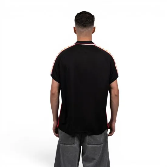 Polera Kappa Men Authentic Black Gold Red - Imagen 2