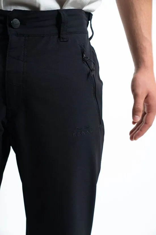 Pantalón Trekking Hombre Lanin Negro Kannu - Imagen 3