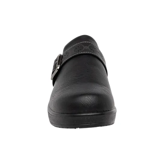 Zapato Sueco Mujer Plataforma Negro Ajustable Passer - Imagen 4