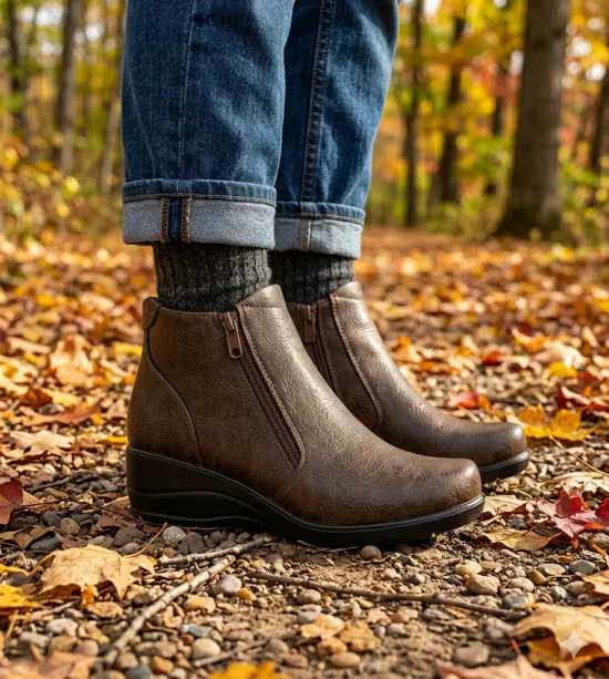 Botín Mujer Emilia Café Confort Passer - Imagen 5