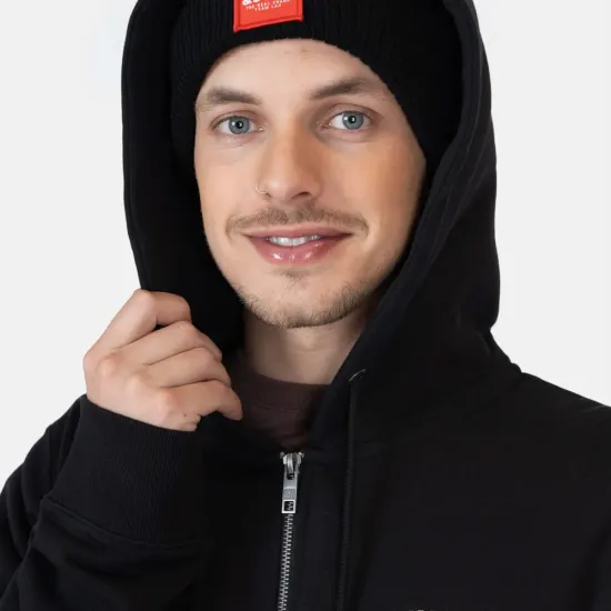 Poleron Hombre Fulzipper 5O502-MI Negro Maui - Imagen 4