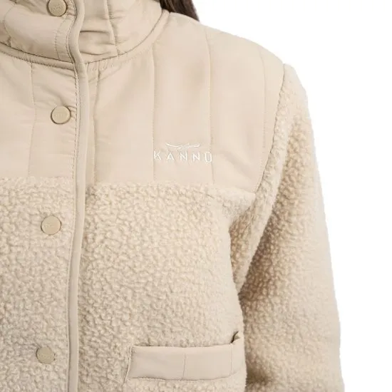 Polar Sherpa Chiporro Beige Mujer Navarino Kannu - Imagen 3