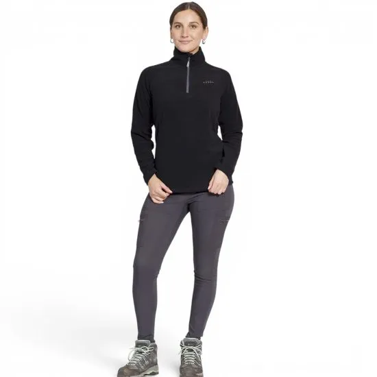 Polar Valle De La Luna Half Zipper Mujer Negro Kannu - Imagen 3