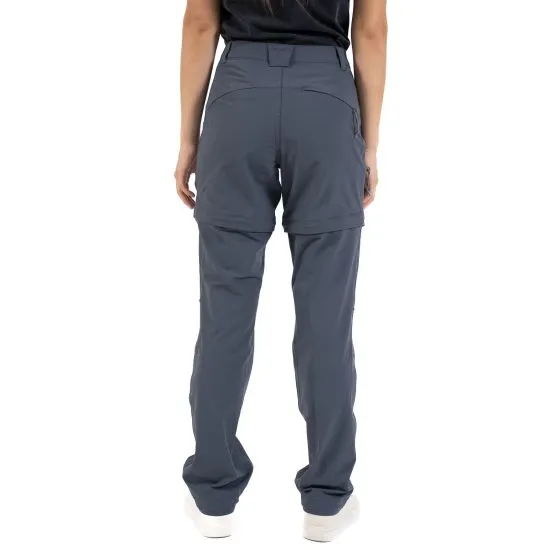 Pantalón Trekking Desmontable Mujer Llaima Gris Oscuro Kannu - Imagen 2