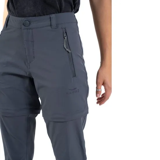 Pantalón Trekking Desmontable Mujer Llaima Gris Oscuro Kannu - Imagen 3
