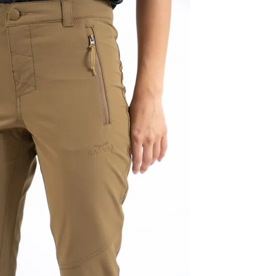 Pantalón Trekking Lanin Mujer Khaki Oscuro Kannu - Imagen 3