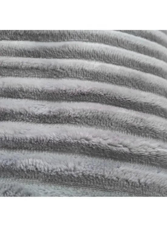 Manta Flannel Illusions Gris Idetex - Imagen 2