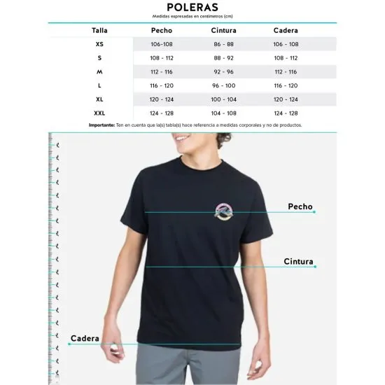 Polera Manga Larga R Logo Negro Hombre Rusty - Imagen 5