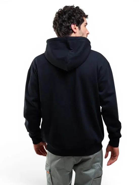 Poleron Hombre Full Zipper Lowtone Negro Volcom - Imagen 3