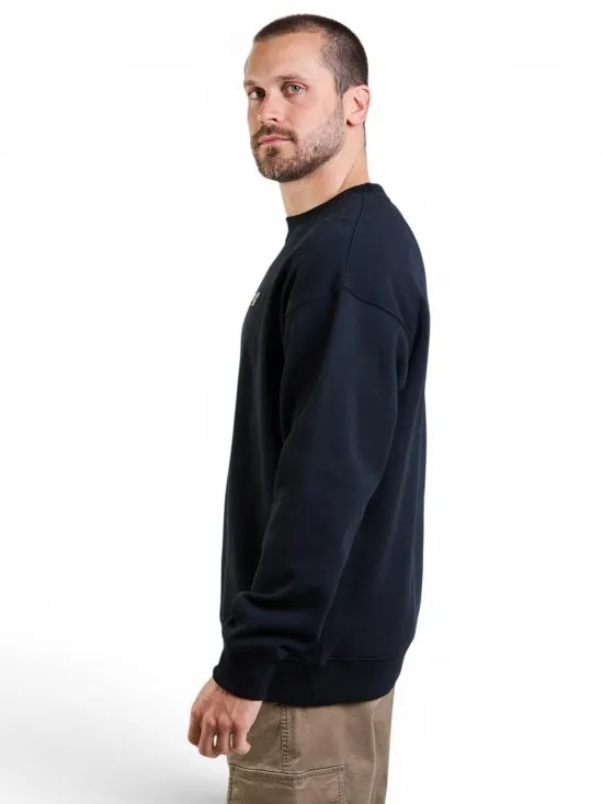 Poleron Hombre Brix Negro Logo Rusty - Imagen 3