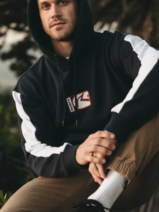 Poleron Hombre Canguro Bront Navy Rusty - Imagen 2