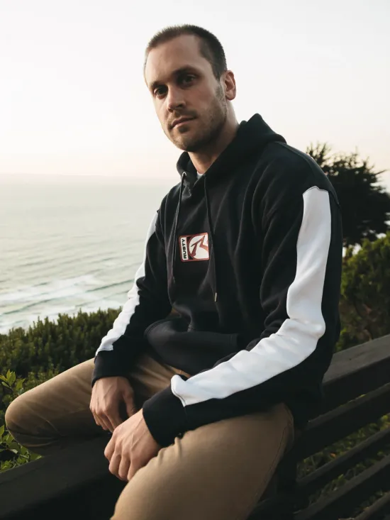 Poleron Hombre Canguro Bront Navy Rusty - Imagen 3