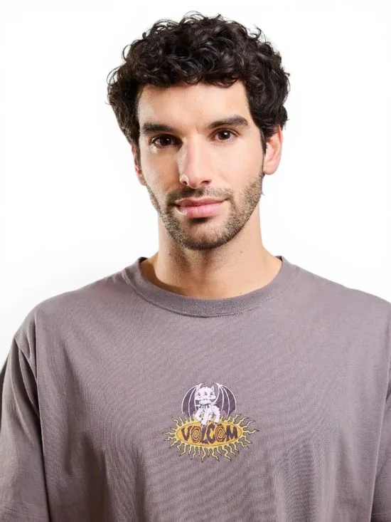 Polera Hombre Organic Greenway Brown Volcom - Imagen 3