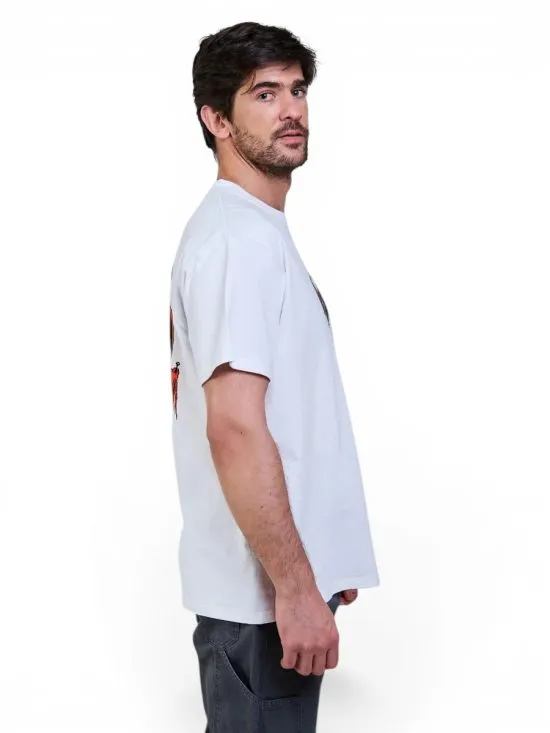 Polera Hombre Sneer Blanca Volcom - Imagen 3