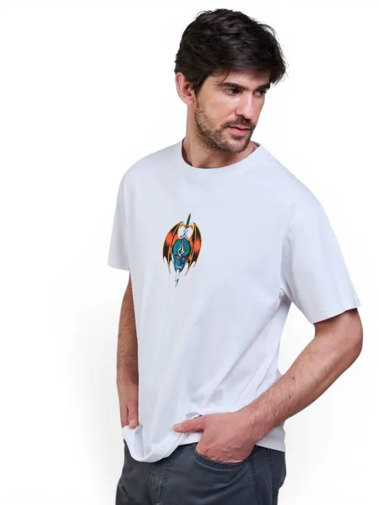 Polera Hombre Sneer Blanca Volcom - Imagen 5
