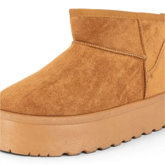 Botin Mujer Plataforma Chiporro Caramelo Alquimia - Imagen 3