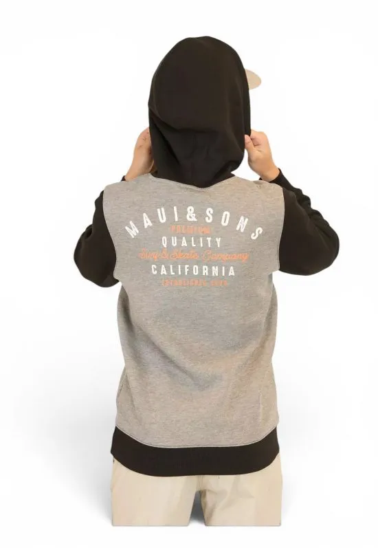 Poleron Canguro Mystic Negro Infantil Maui - Imagen 3