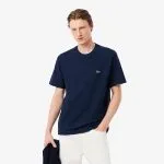 Polera Hombre Cuello Redondo Logo Azul Marino Lacoste