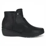 Botin Mujer Plataforma Negro Napa Stretch Comfort Piccadilly
