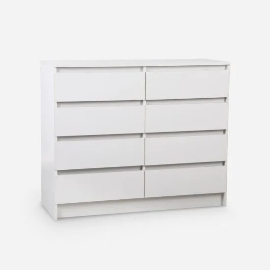 Comoda 8 Cajones Austria Blanca CIC