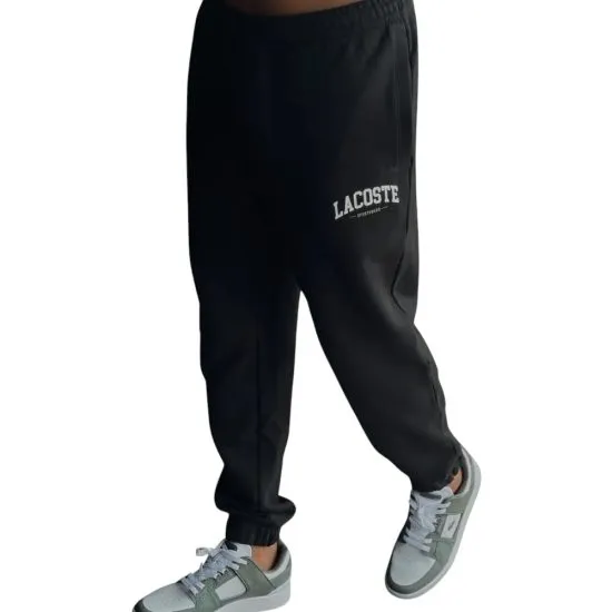 Pantalón Buzo Hombre Básico Negro Lacoste