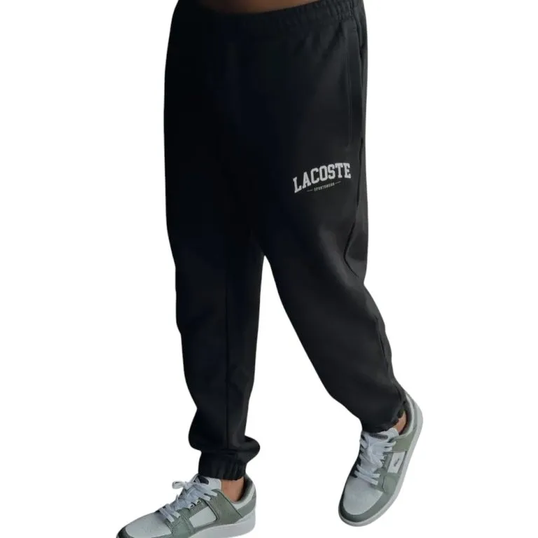 Pantalón Buzo Hombre Básico Negro Lacoste