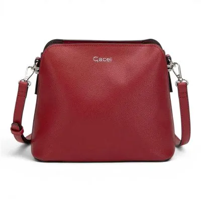 Cartera Bandolera Grande Rojo Gacel