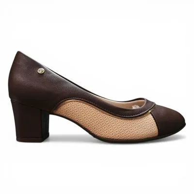 Zapato Mujer Cafe Cacau Taco Medio Piccadilly