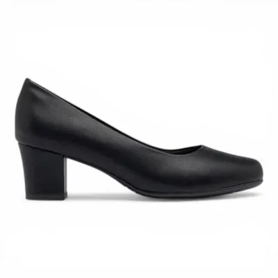 Zapato Mujer Negro Taco Alto Vestir Piccadilly