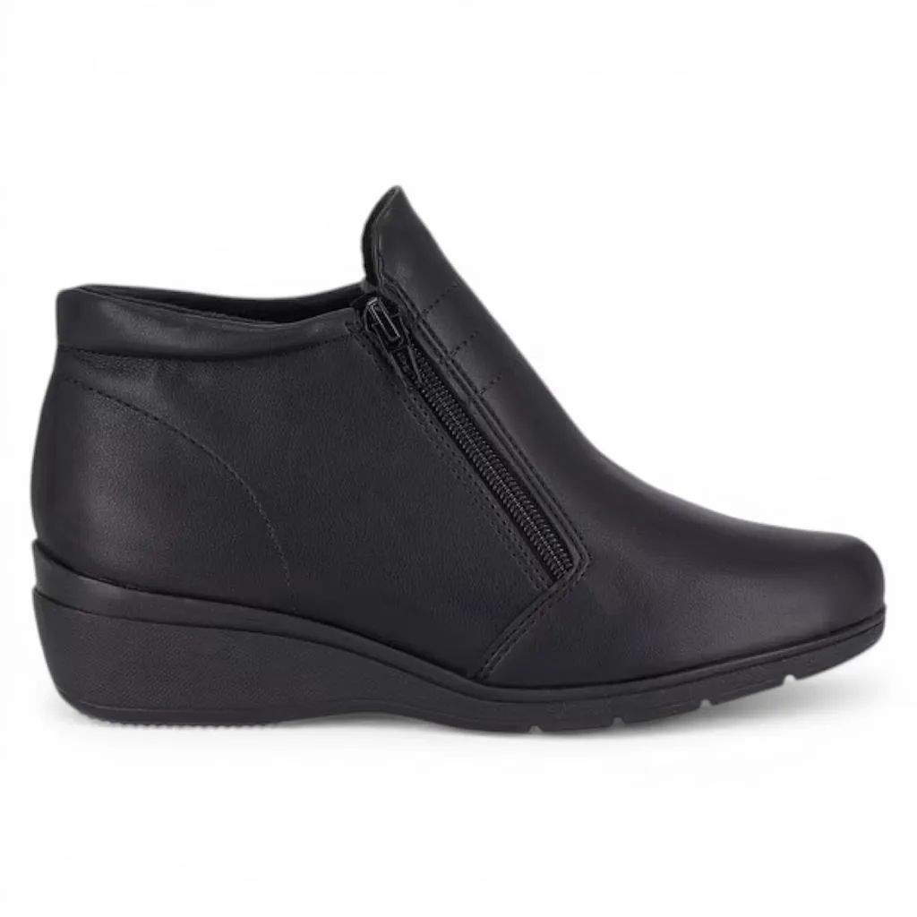 Botin Mujer Plataforma Negro Beth Comfort Piccadilly