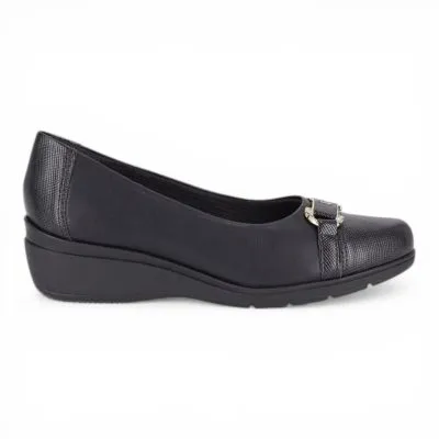 Zapato Mujer Plataforma Negro Comodo Piccadilly