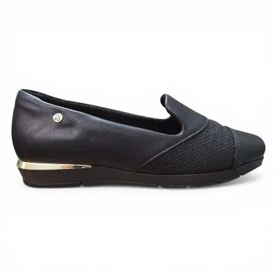 Zapato Mujer Bajo Negro Comodo Elegante Piccadilly