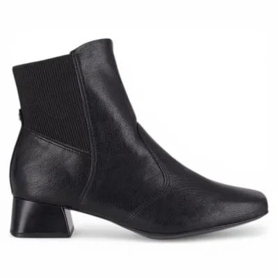 Botin Mujer Taco Bloque Negro Stretch Piccadilly
