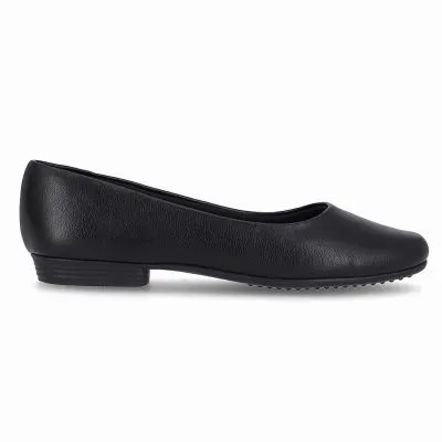 Zapato Balerina Mujer Negro Bajo Piccadilly