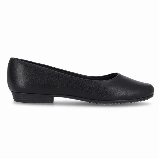 Zapato Balerina Mujer Negro Bajo Piccadilly