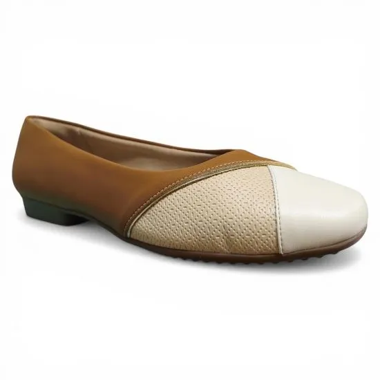 Balerina Mujer Cafe Beige Comoda Piccadilly