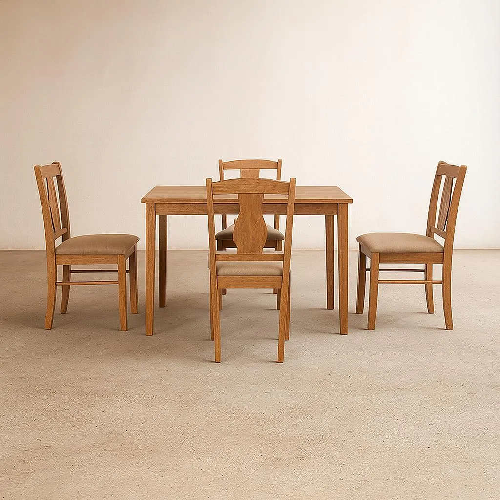 Juego Comedor Texas 4 Sillas Cic