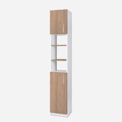 Mueble Baño Estante Blanco Olmo 2pt Cic