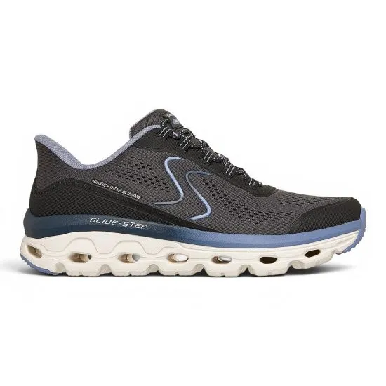 Zapatilla Mujer Glide Step BKBL Skechers