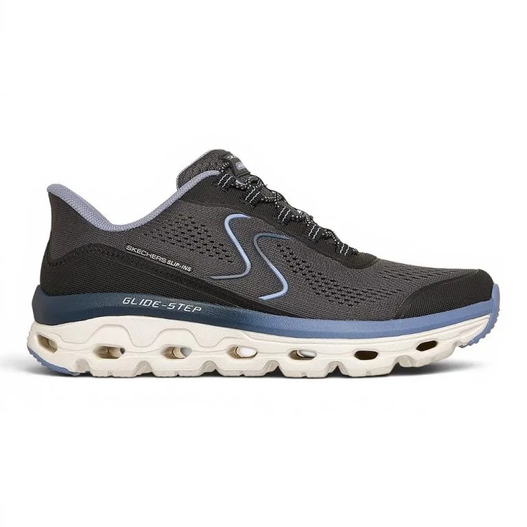 Zapatilla Mujer Glide Step BKBL Skechers