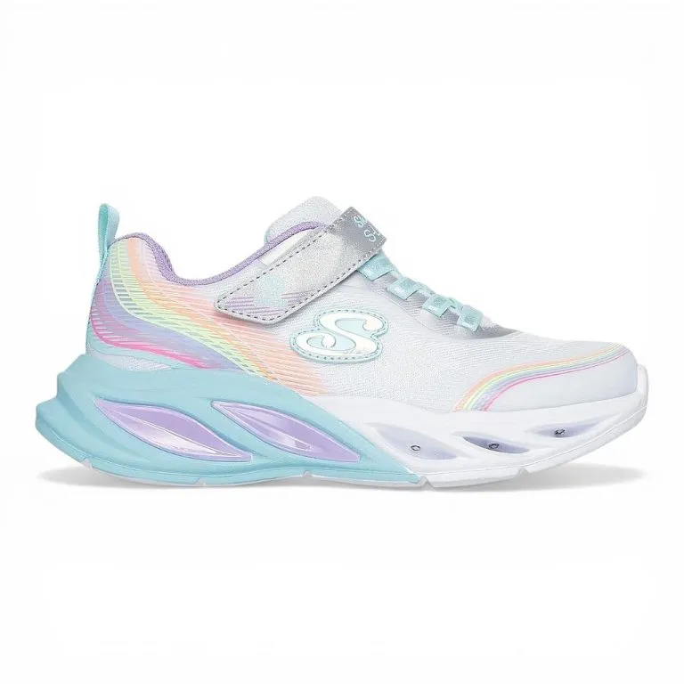 Zapatilla Kids Cosmic Glow Rainbow Beam Skechers