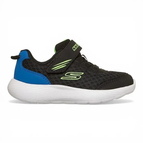 Zapatilla Kids Dyna Lite Lil Quanta Stride Blk Skechers