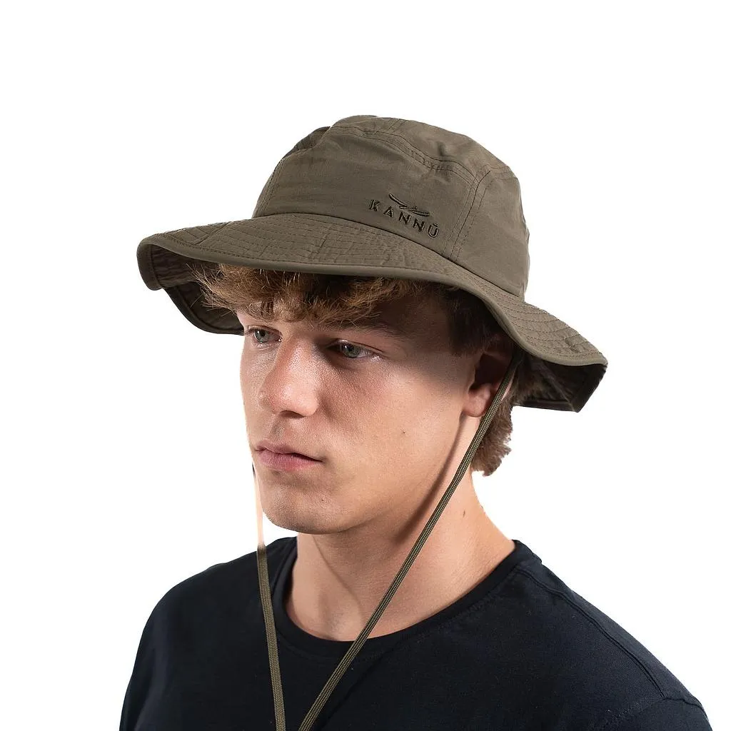 Sombrero Outdoor Oliva Oscuro Sun Hat Kannu