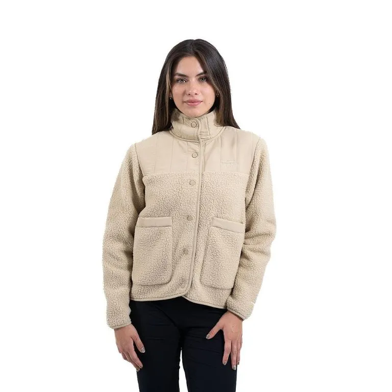 Polar Sherpa Chiporro Beige Mujer Navarino Kannu