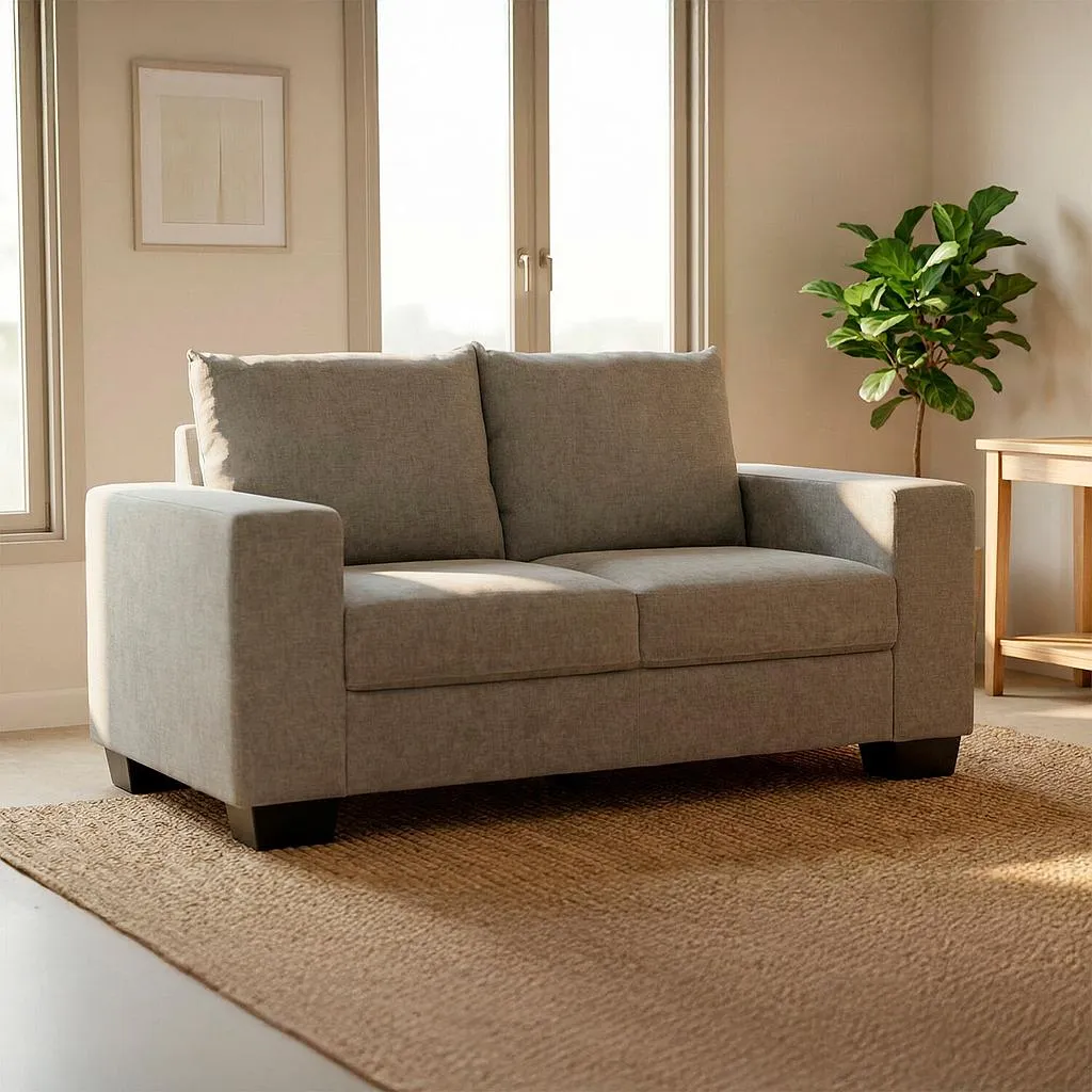 Sofa 2 Cuerpos Ontario Gris Cic