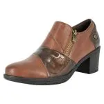 Zapato Zueco Mujer Siena Tacón Café Alquimia