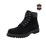 Botin Hombre Cuero Timber Negro Casual London Adixt