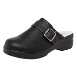 Zapato Sueco Mujer Plataforma Negro Ajustable Passer
