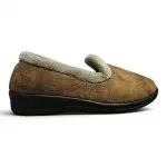 Zapato Descanso Mujer Forrado Chiporro Caramelo Passer