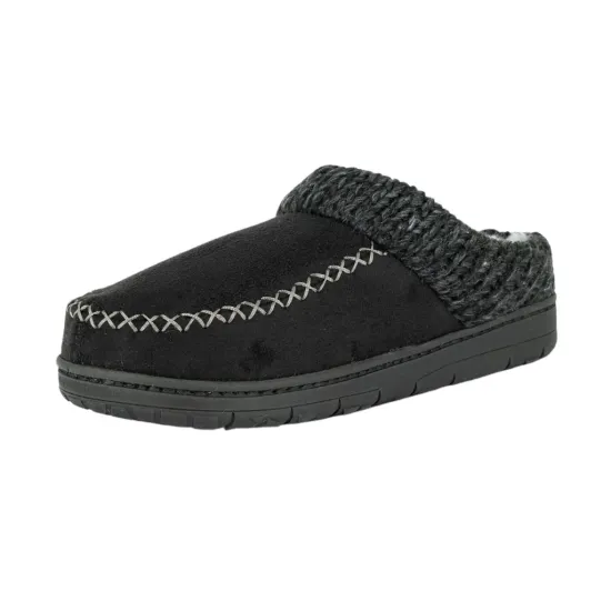 Pantufla Mujer Aurora Negro Abrigada Passer